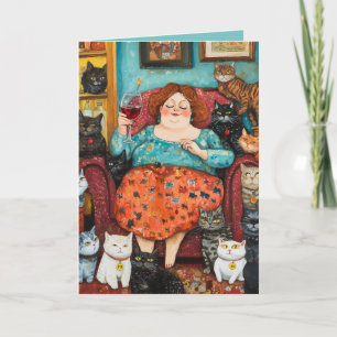 Ein gemütlicher Abend mit kinderloser Cat Lady Einladung