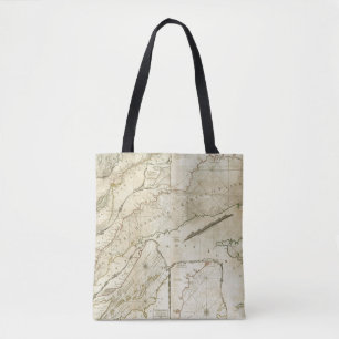 Ein genaues Diagramm des Flusses St Lawrence Tasche