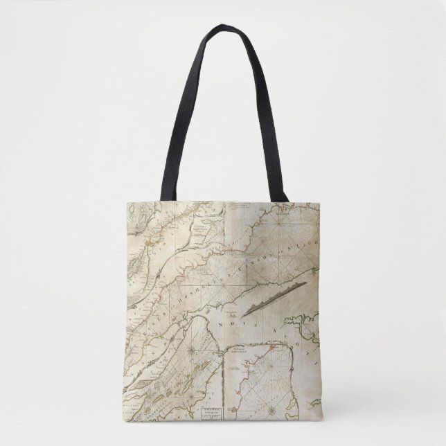 Ein genaues Diagramm des Flusses St Lawrence Tasche (Vorderseite)