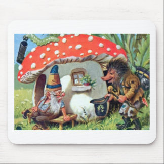 Ein Genom, der in einer Pilzsaal-Hütte lebt Mousepad
