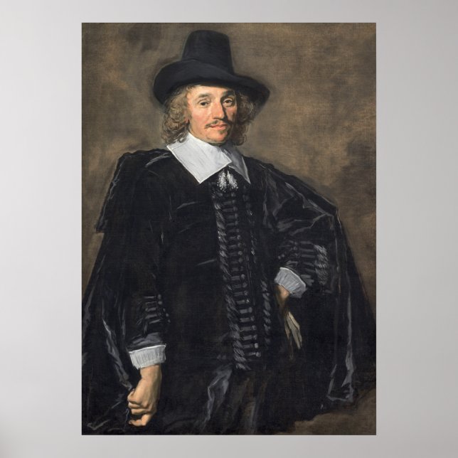 Ein Gentleman - Frans Hals Fine Art Poster (Vorne)