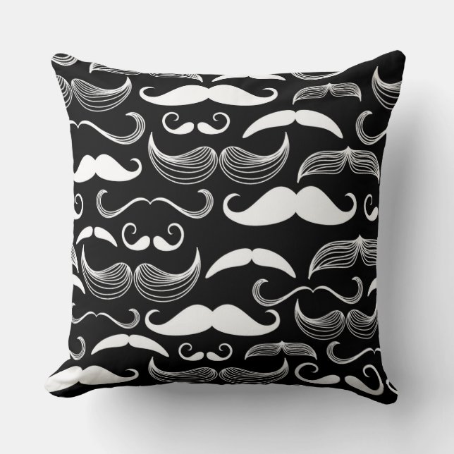 Ein Gentlemen's Club. Mustache Kissen (Vorderseite)