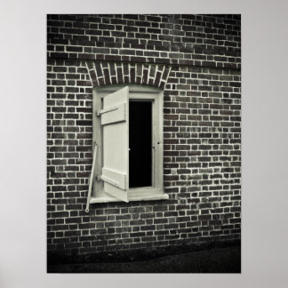 Ein geöffnetes Fenster Poster