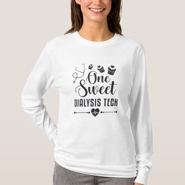 Ein Geschenk eines süßen Dialyse Tech Dialysis Tec T-Shirt (Vorderseite)