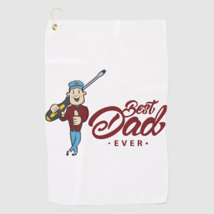 Ein Geschenk für den kleinen Hunger: Bestes Vater Golfhandtuch
