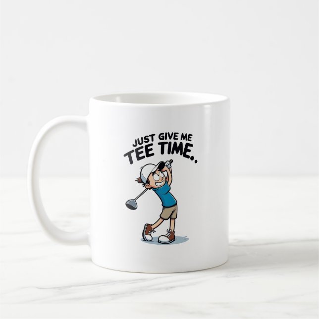 Ein Geschenk für einen Golf Lover, Golf Spaß Tasse (Links)