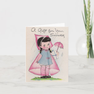 Ein Geschenk für Ihre Dusche Karte