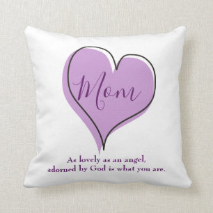 Ein Geschenk für Mama niedliches Herz Kissen