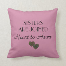 Ein Geschenk für Schwester-Zitat-Wurfs-Kissen 16"