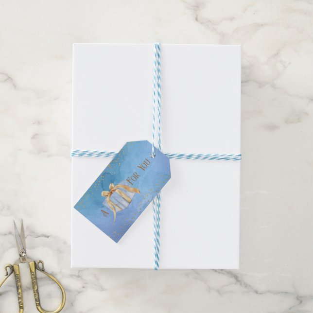 Ein Geschenk für Sie Geschenkanhänger (Mit Garn)