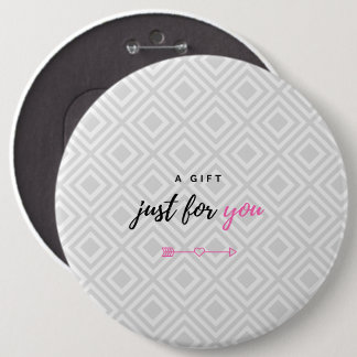 Ein Geschenk für Sie (rosa Version für sie) Button