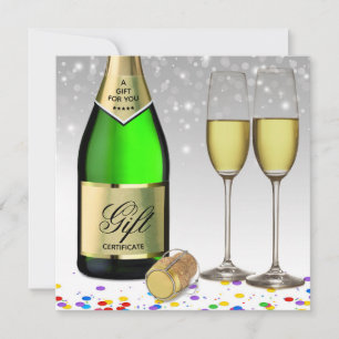 Ein Geschenk für Sie Sparkling Weinflasche Geschen