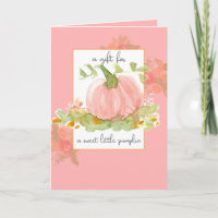 Ein Geschenk für süße kleine Kürbispink-Blume