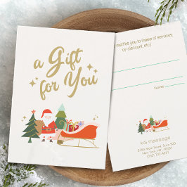 Ein Geschenk vom Weihnachtsmann