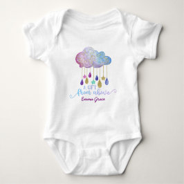 Ein Geschenk von oben Rainbow Cloud & Gold Baby Gi Baby Strampler