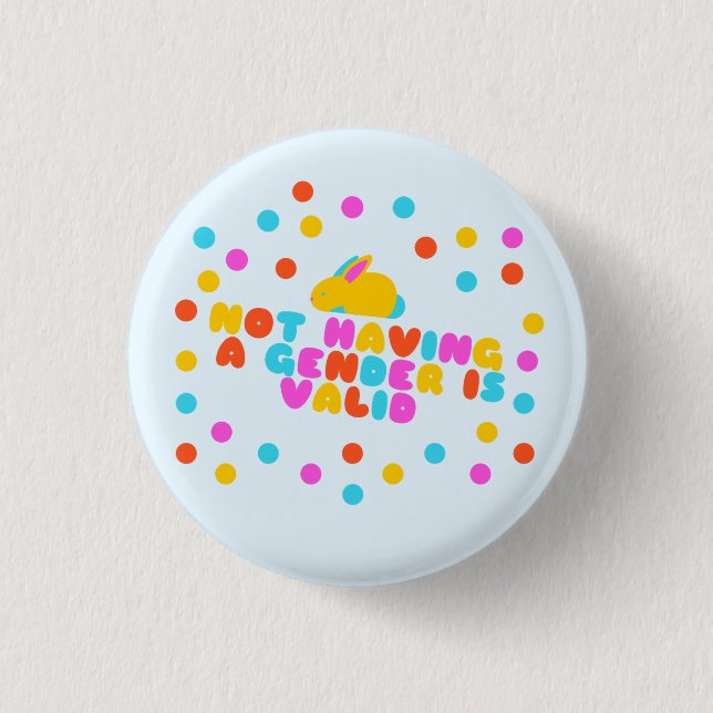 Ein Geschlecht nicht ist zu haben gültig Button (Vorderseite)