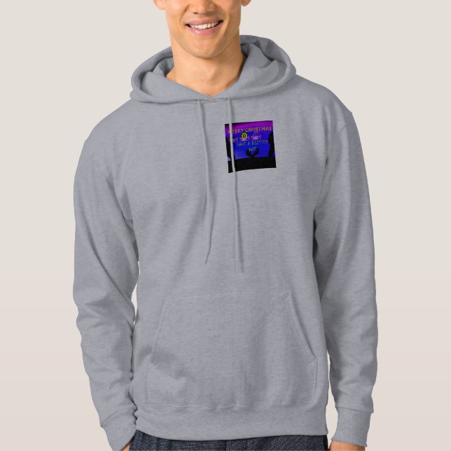Ein gesegnetes Weihnachten - ein festes digitales Hoodie (Vorderseite)