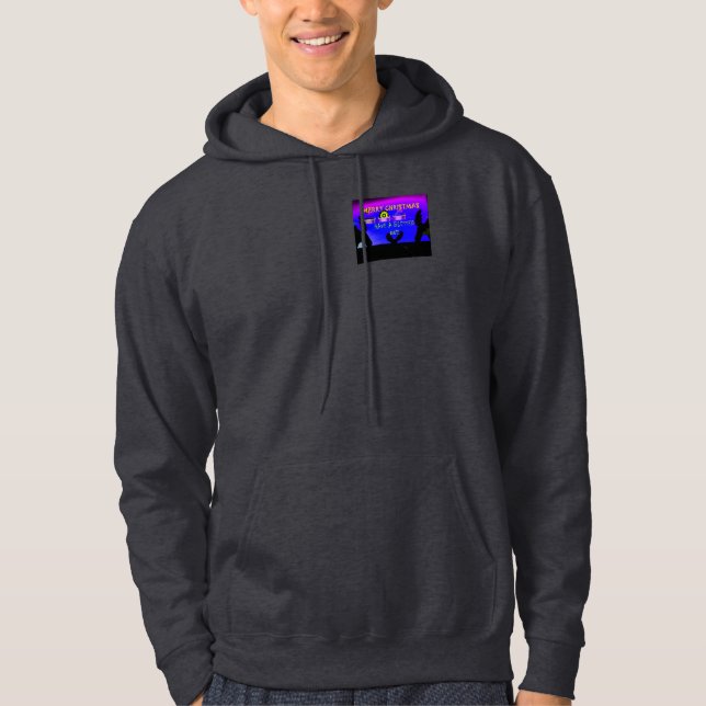 Ein gesegnetes Weihnachten - ein festes digitales Hoodie (Vorderseite)
