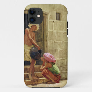 Ein Getränk auf der Weise, 1876 (w/c auf Papier) Case-Mate iPhone Hülle