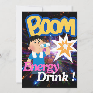 Ein Getränk zum weck: Energy Drink Save The Date