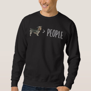 Ein Glanz von hundemischen Hunden ist größer als M Sweatshirt