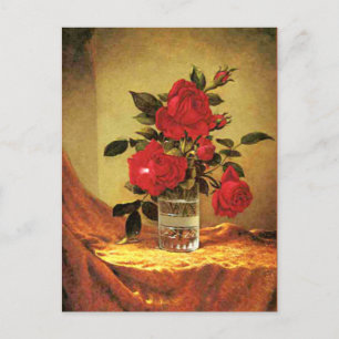 Ein Glas Rose, Kunst, Postkarte