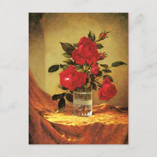Ein Glas Rose, Kunst, Postkarte