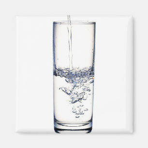Ein Glas Wasser-Magnet Magnet