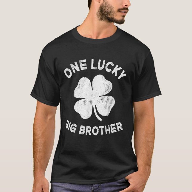 Ein Glück Big Brother St Patricks Day Green Shamro T-Shirt (Vorderseite)