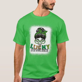 Ein Glück nach der Schule Direktor gebleicht St Pa T-Shirt