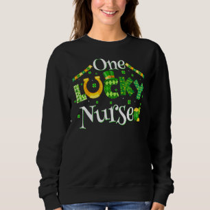 Ein Glück nurse er Rn Nicu oder Funny St Patricks Sweatshirt