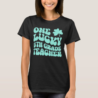 Ein glücklicher 5. Grade Teacher St Patrick's Day T-Shirt