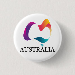 Ein glücklicher Australientag Button