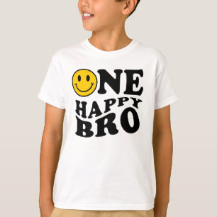 Ein glücklicher Bro gelb passt zu einer Familie Ge T-Shirt