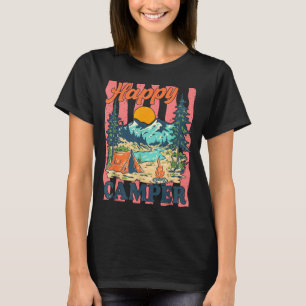 Ein glücklicher Camper Kleinkind Junge lustig Camp T-Shirt