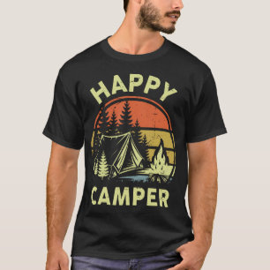 Ein glücklicher Camper Kleinkind Junge Lustiges Ca T-Shirt