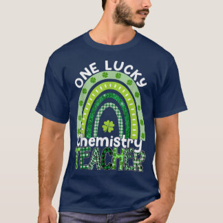 Ein glücklicher Chemielehrer St Patrick's Day Teac T-Shirt