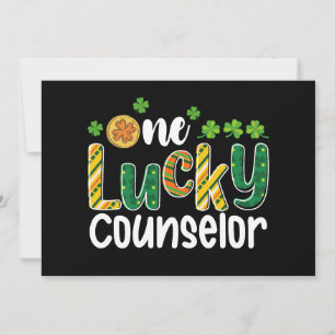 Ein glücklicher Counselor School St Patrick's Day Einladung