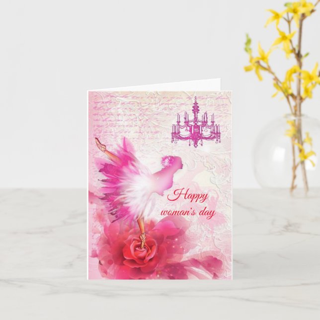 Ein glücklicher Frauentag Karte (Gelbe Blume)