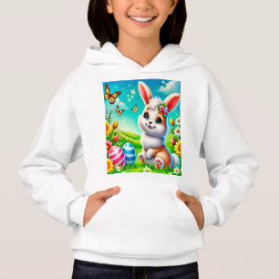 Ein glücklicher Hase Hoodie
