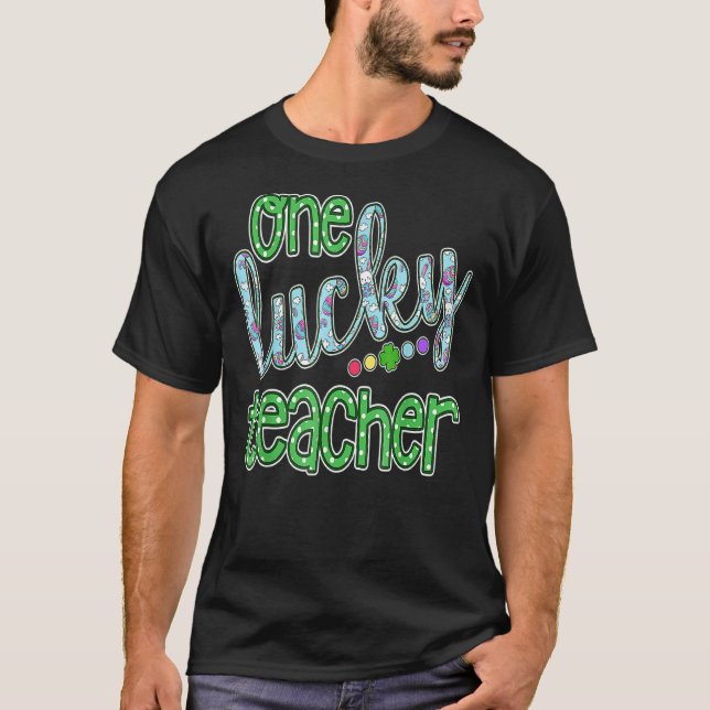 Ein glücklicher Lehrer zu Ostern für Frauen Männer T-Shirt (Vorderseite)