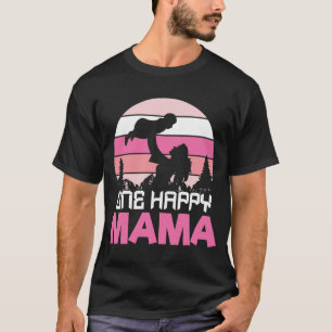 Ein glücklicher Mama glücklicher Camper passendes  T-Shirt