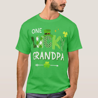 Ein glücklicher Opa für die St. Patricks-Tagesfami T-Shirt