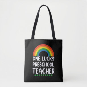 Ein glücklicher Preschool-Lehrer St. Patrick's Day Tasche