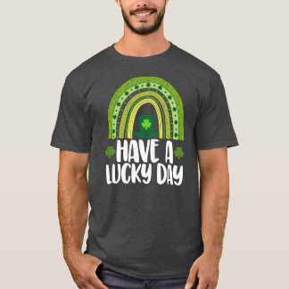 Ein glücklicher Tag Funny Men St Patrick's Day T-Shirt
