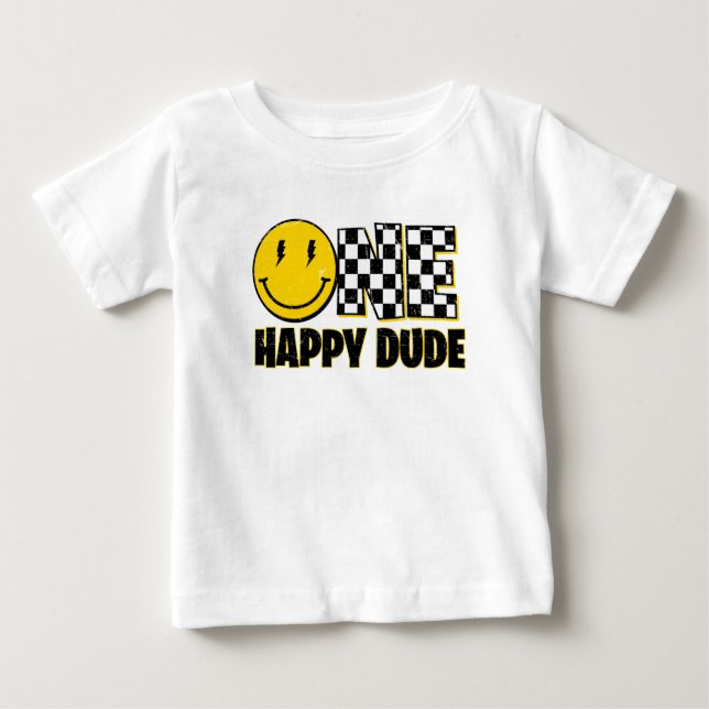 Ein glücklicher Typ Baby T-shirt (Vorderseite)