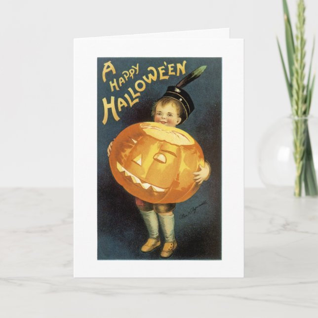 Ein glückliches Halloween Karte (Vorderseite)