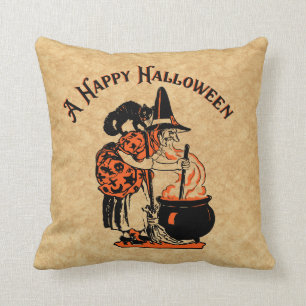 Ein glückliches Halloween-Kissen Kissen