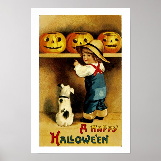 Ein glückliches Halloween Poster (Vorne)