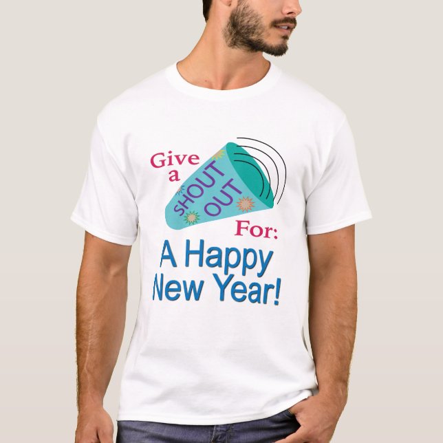Ein glückliches neues Jahr T-Shirt (Vorderseite)